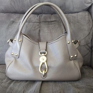 Dooney and Bourke Belvedere Small Logo Lock Satchel